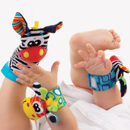 Set de Sonajeros y Muñequeras para Bebé – Estimulación y Diversión (0 a 24 meses)