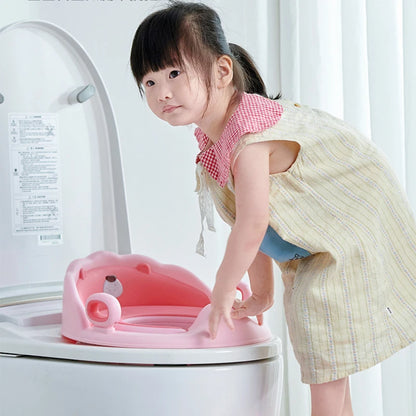Asiento Reductor de Baño con Agarraderas – Comodidad y Seguridad para Niños