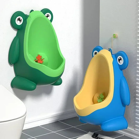 Orinal Portátil de Rana para Niños – Entrenador de Baño Divertido y Práctico