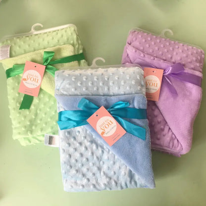 Manta Suave para Bebé - Primavera, Tacto Aterciopelado, Varios Colores
