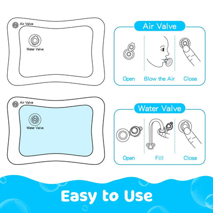 Almohadilla Inflable de Estimulación para Bebé – Tummy Time Acuática