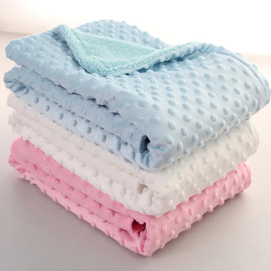 Manta Suave para Bebé - Primavera, Tacto Aterciopelado, Varios Colores