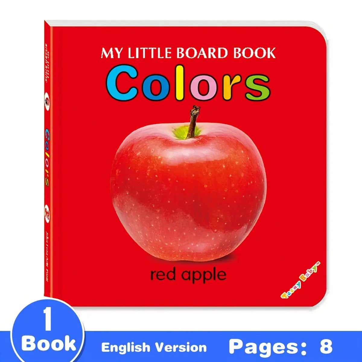 Set de Libros de Cartón para Bebés – Colores y Palabras