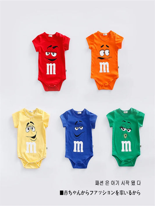 Body de Algodón Fino Estampado M&M (3-24M)