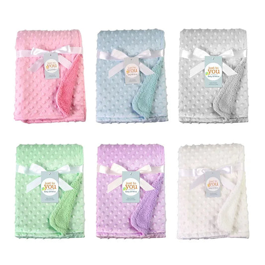 Manta Suave para Bebé - Primavera, Tacto Aterciopelado, Varios Colores